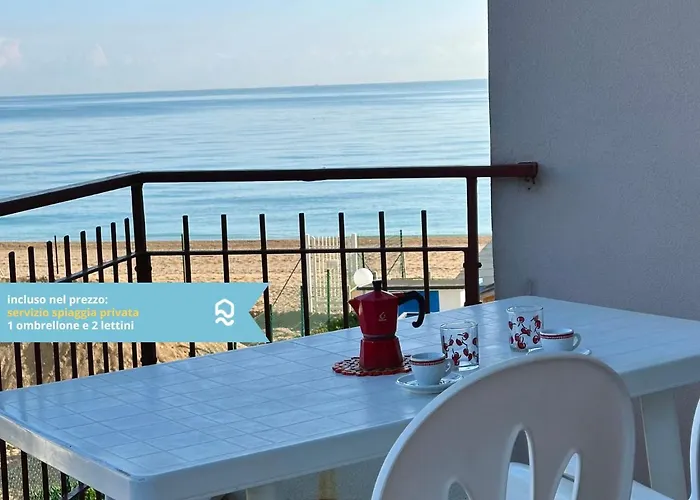 M097 - Marcelli, Trilocale Sul Mare Con Privata Appartamento Numana